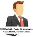 FONROUGE, Carlos M. Giuliani e NAVARRINE, Susana Camila